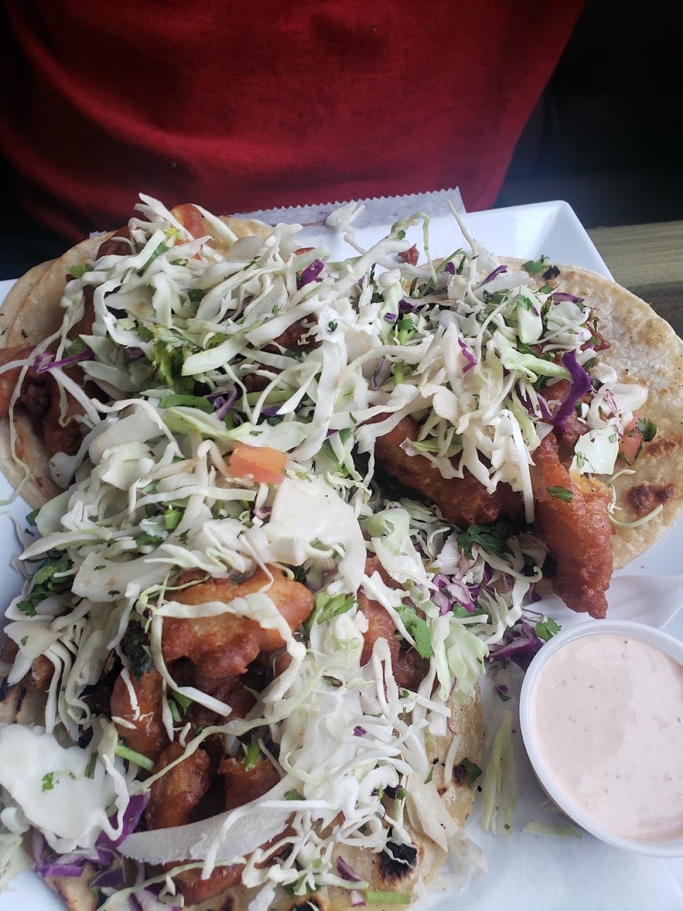 3 Tacos de Pescado